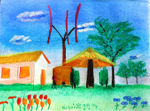 Unterstand mit H-Rotor